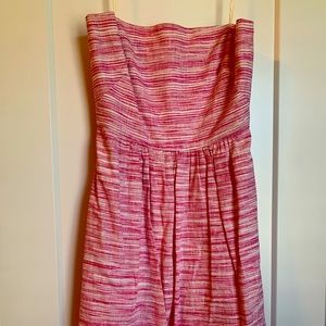 Banana republic strapless dress with pockets